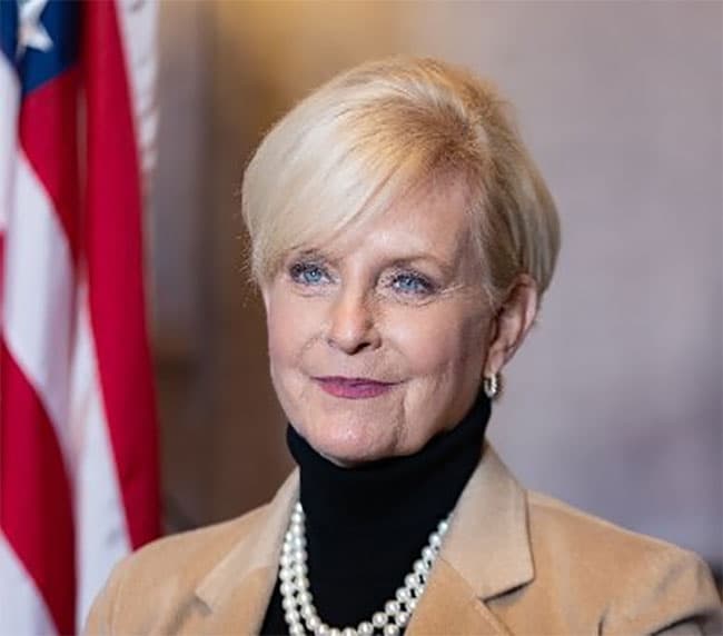 US Ambassador to UN Agencies in Rome Cindy McCain arrives in Sri Lanka