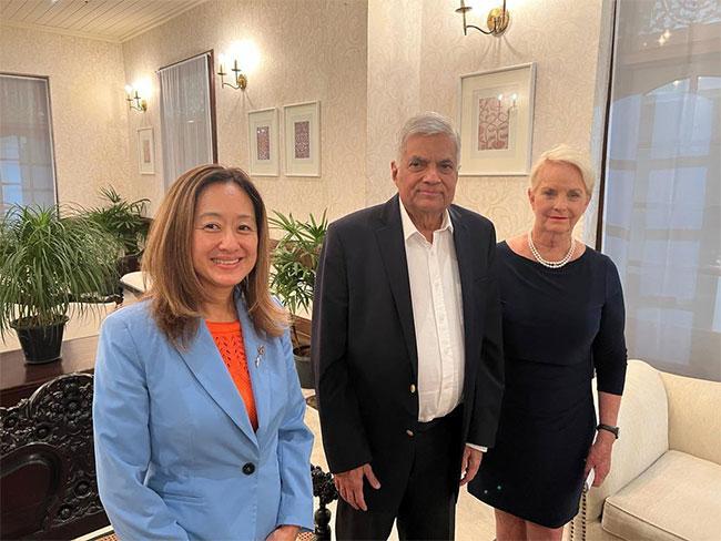 US Ambassador to UN Food and Agriculture Agencies calls on President Ranil