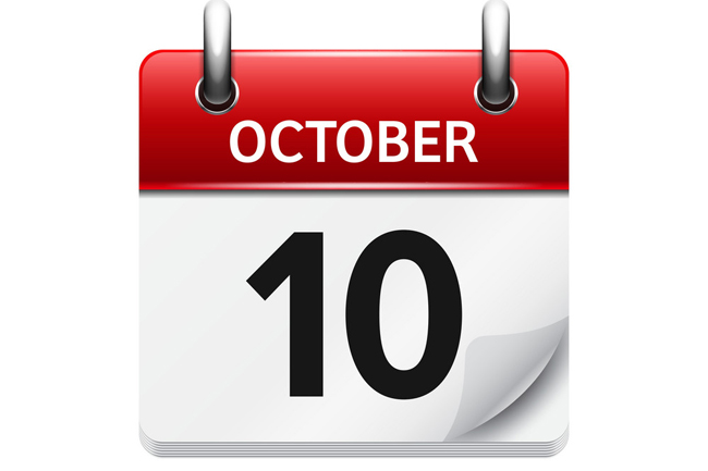 All banks and stock market closed on Oct. 10