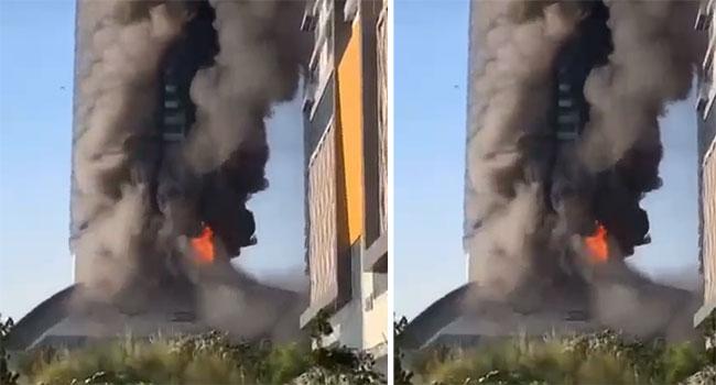 Major fire erupts at crowded shopping mall in Pakistan’s Islamabad