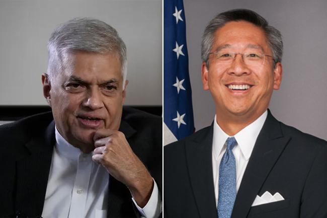 US Asst. Secretary of State Donald Lu calls on President Ranil