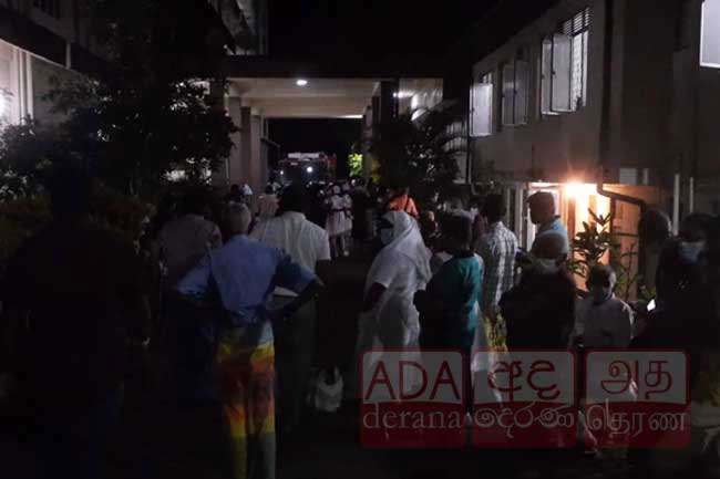 Fire erupted at Karapitiya Hospital doused completely