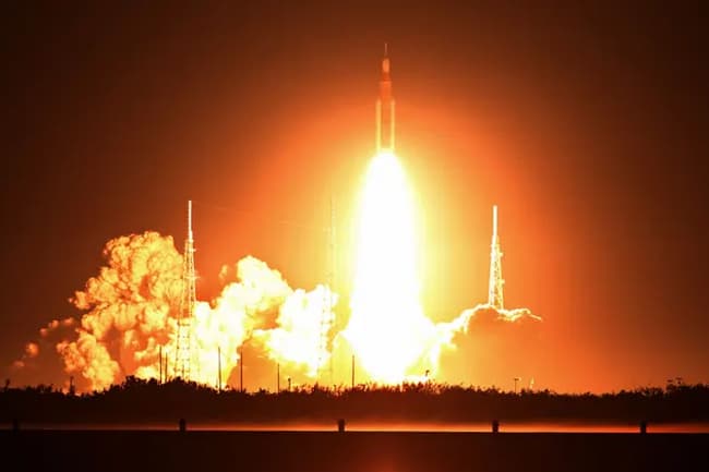 NASA’s next-generation Artemis rocket lifts off on test flight to moon