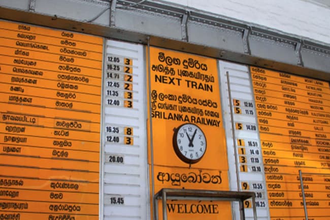 Train schedules to be revised