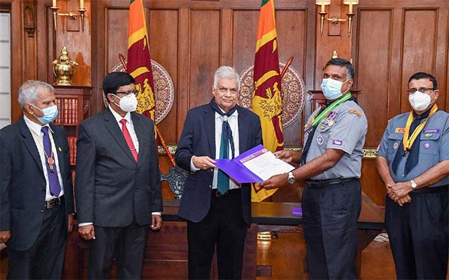 President assures his support to expand Sri Lanka Scout movement
