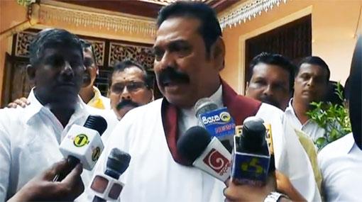 TNA, JVP bowling ‘full toss’ for Ranil to hit – Mahinda