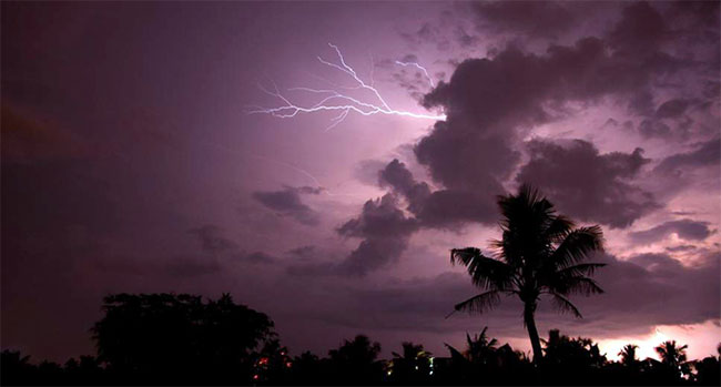 High possibility for afternoon thundershowers from tomorrow
