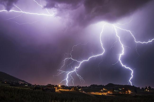 Advisory issued for severe lightning