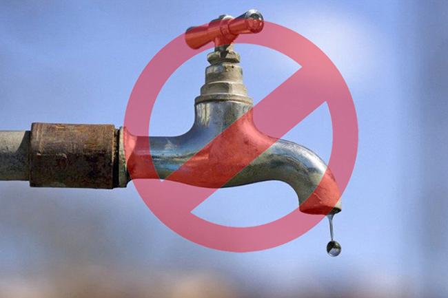 12-hour water cut for several areas tomorrow