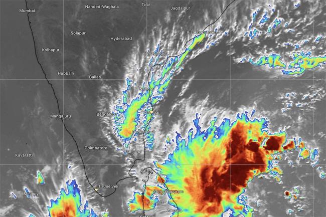 Low-pressure area over southwest Bay of Bengal likely to intensify