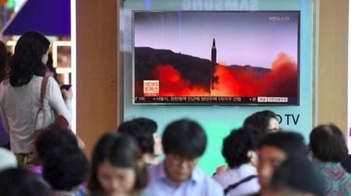 North Korea fires second ballistic missile over Japan