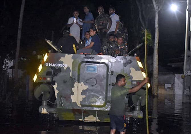 Sri Lanka Army deploys 600 personnel for flood relief in Matara