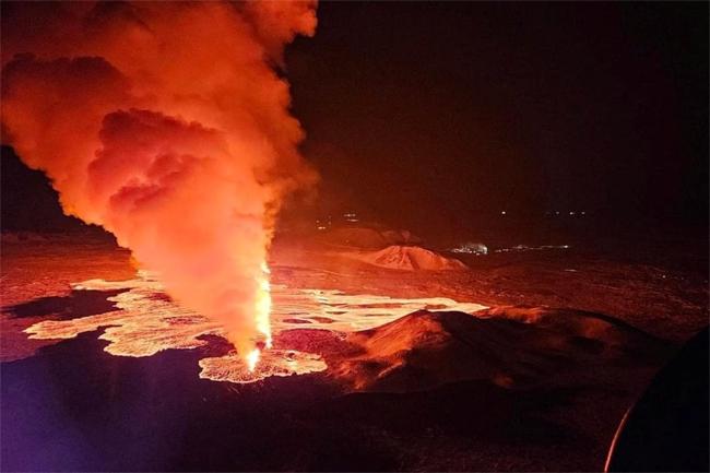 Volcano erupts in Iceland for third time in 2 months