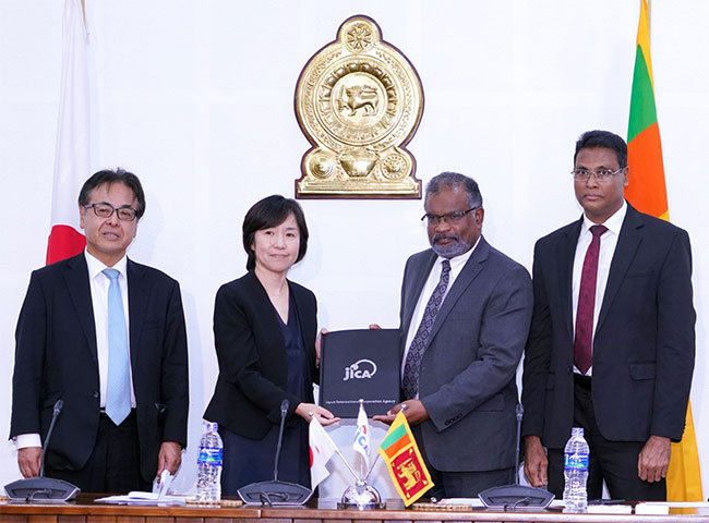 Japan officially announces release of funds to resume projects in Sri Lanka