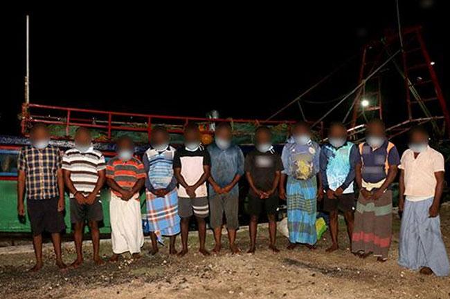 11 Indian fishermen arrested for poaching in Sri Lankan waters