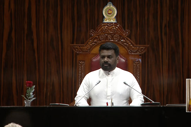 President Dissanayake delivers govt’s policy statement