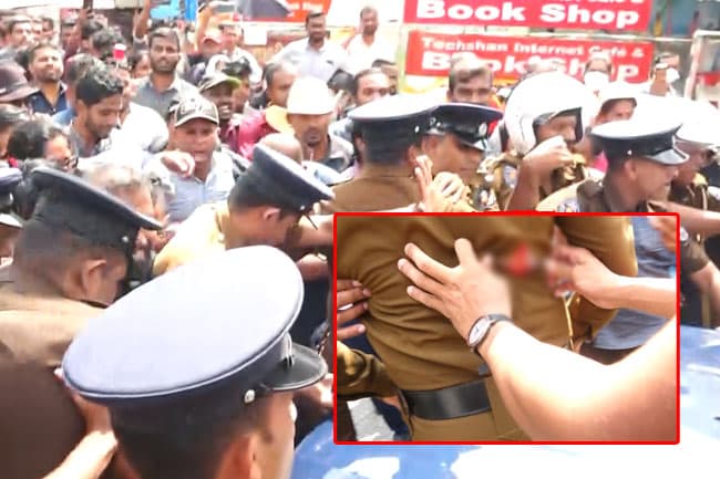 Three cops injured as development officers’ protest turns violent