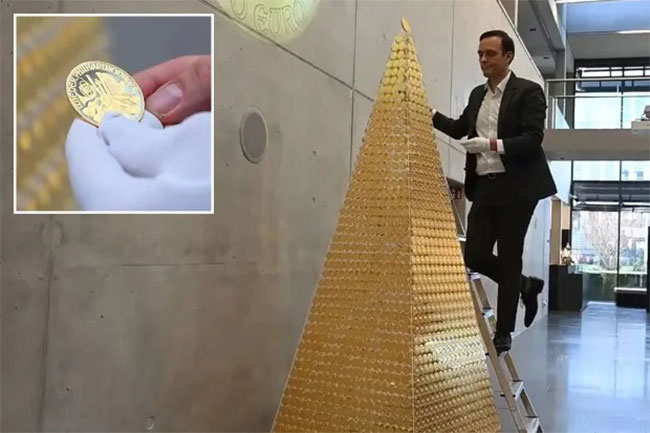 World’s most expensive Christmas tree unveiled in Germany
