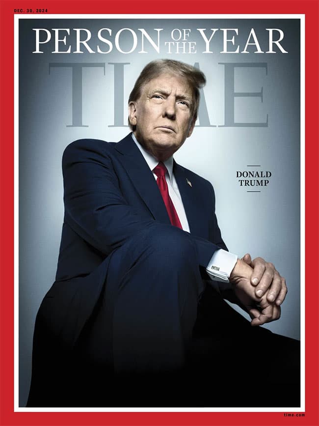 Trump named Time’s ‘Person of the Year’ for second time