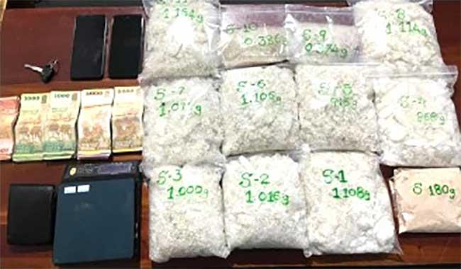 Suspect arrested with over 11kg ‘Ice’ and heroin in Malabe