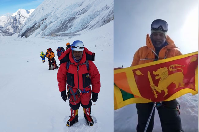 Johann Peries becomes first Sri Lankan to summit Antarctica’s highest mountain