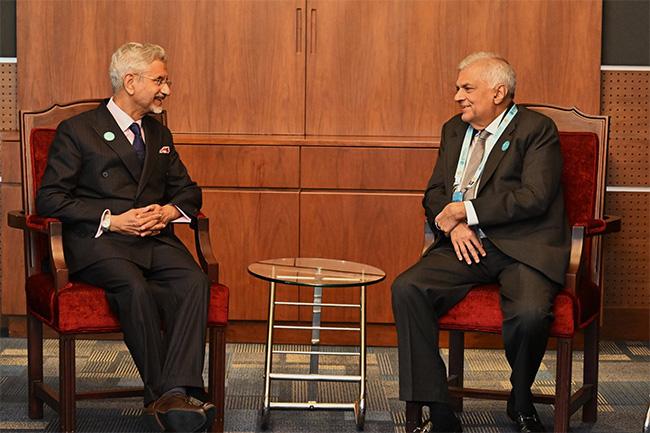 India’s FM Jaishankar meets former President Ranil in Muscat