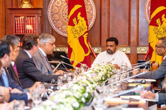 President meets IMF delegation to discuss Sri Lanka’s fourth review