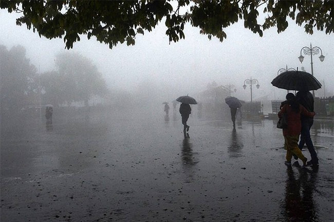 Fairly heavy rainfall expected in parts of the island