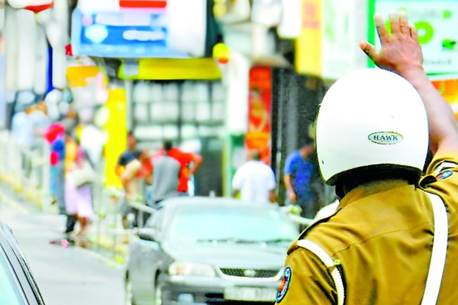Traffic movement affected along Duplication Road due to protest