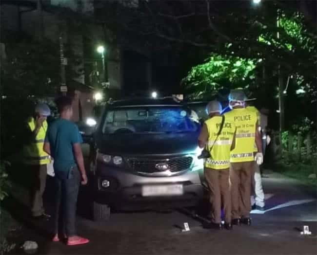 Three arrested over shooting Thusitha Halloluwa’s vehicle