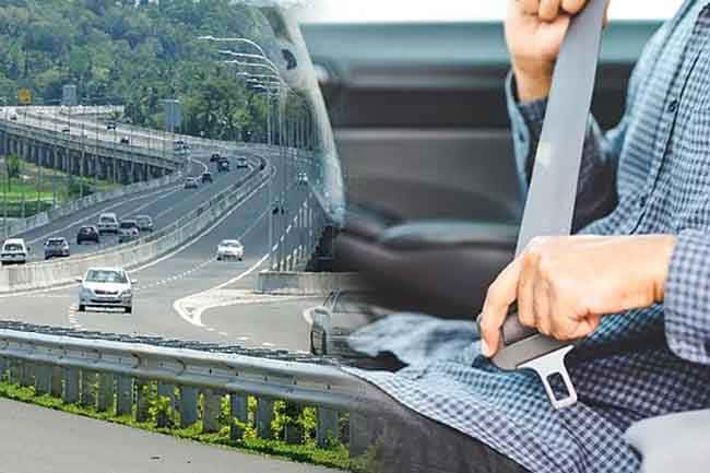 Seat belts mandatory for expressway bus passengers from today