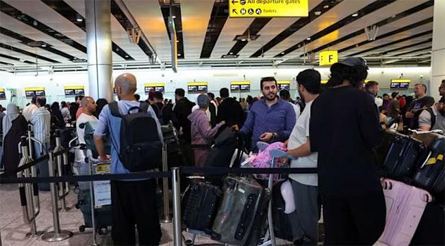 UK police arrest man over cyberattack that affected European airports