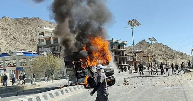 Indian authorities impose security restrictions in remote Ladakh after deadly clashes