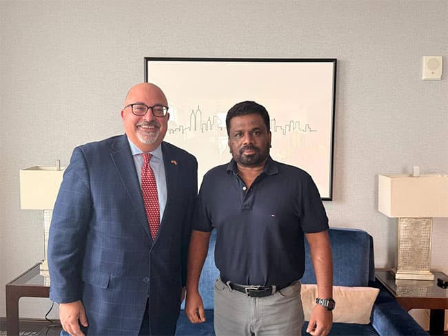 President Dissanayake meets US Chamber’s SVP Atul Keshap