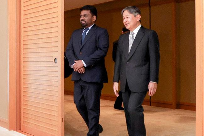 President Dissanayake meets Emperor Naruhito