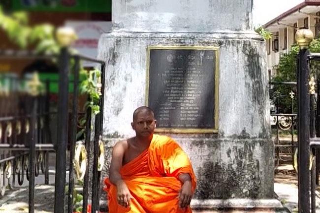 Buddhist monk begins protest fast demanding reinstatement of ex-President Mahinda’s security