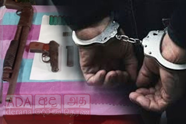 Organized criminal Mahesh’s brother-in-law arrested with firearms
