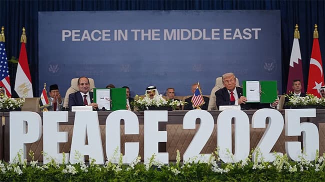 ‘Now the rebuilding begins,’ says Trump as he signs Gaza peace plan