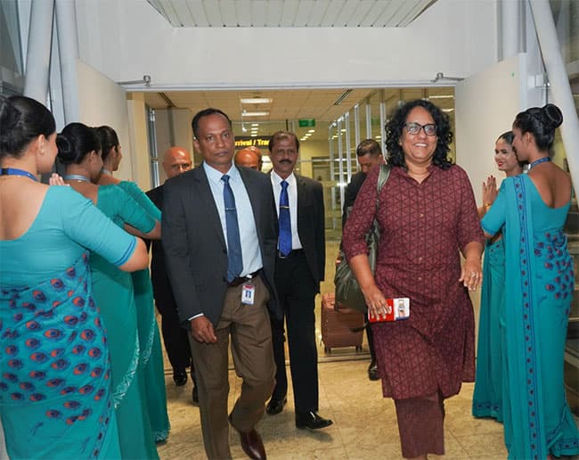 PM Harini departs for India on an official visit
