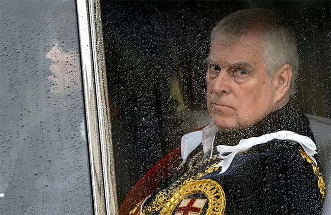 Britain’s Prince Andrew gives up title of Duke of York