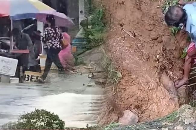 Three dead, over 100 families affected due to adverse weather