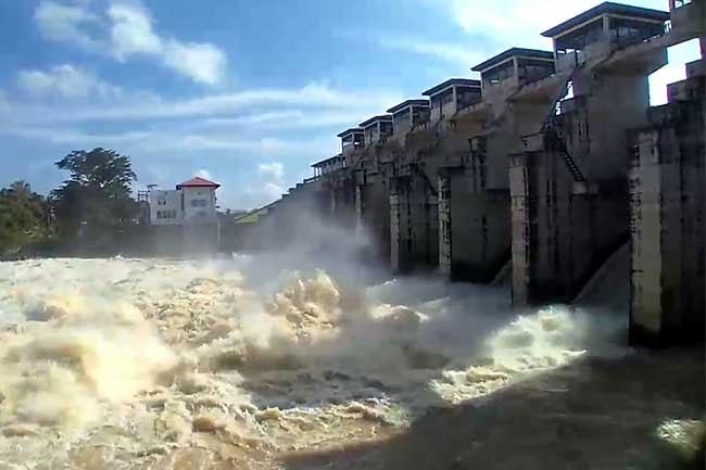 15 reservoirs spilling due to heavy rainfall