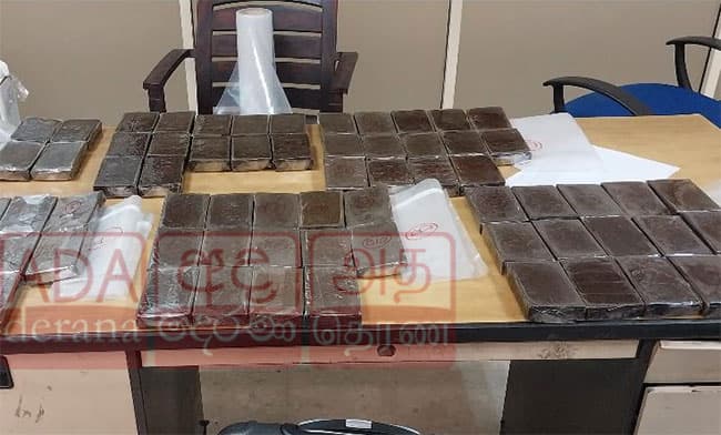21-year-old Canadian arrested at BIA with Rs. 182 million worth of hashish