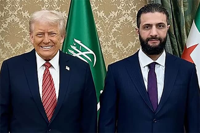 Syrian president arrives in U.S. for meeting with Trump