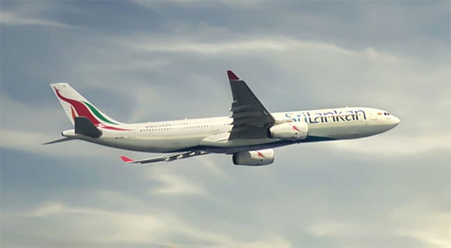 Three SriLankan Airlines flights diverted
