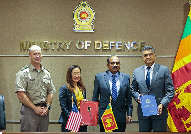 US–Sri Lanka defense agreement tabled in Parliament for the second time