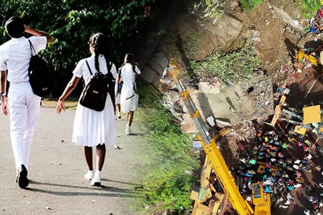 Pahala Kadugannawa Landslide: Alternative routes announced for students travelling to A/L exam centres