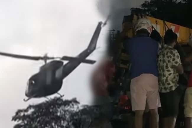 Pilot of the helicopter which crashed while engaged in disaster relief efforts succumbs