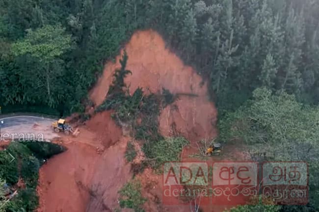 Landslides removal underway on Hatton–Colombo route; Public urged to remain alert