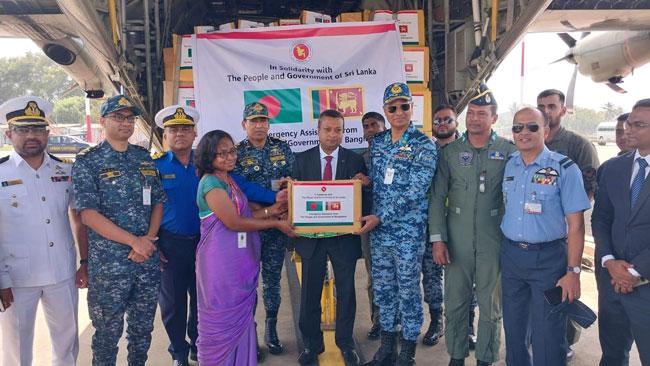 First disaster relief aircraft from Bangladesh arrives in Sri Lanka